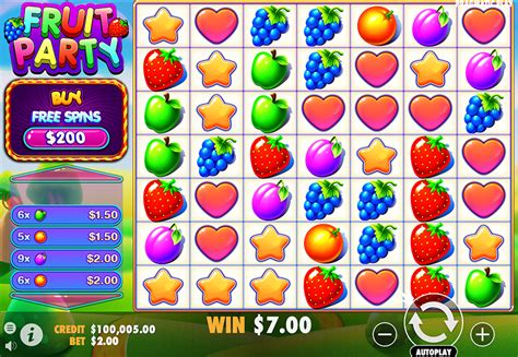 fruit party slot real money